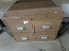 A 4 drawer filing chest