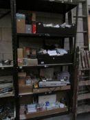 4 shelves of electrical items