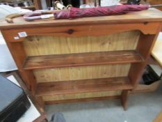 A pine dresser back