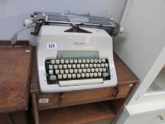 An Olympia typewriter