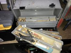 A tool box and contents