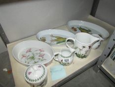 7 items of Portmerion pottery,