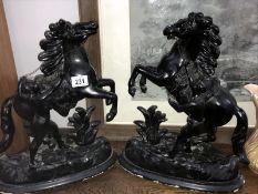 A pair of Marley horses