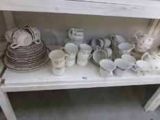 A mixed lot of tea ware