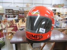 A crash helmet