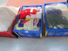 3 boxes of knitting wool