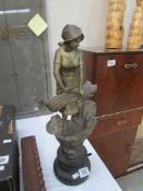 A spelter figure