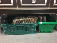 2 boxes of assorted LP records