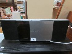 A Panasonic ipod dock