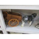 A shire horse and cart