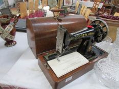 A singer sewing machine