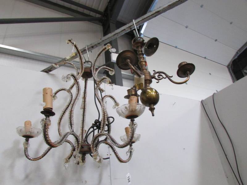 2 old ceiling lights for restoration