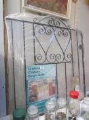 A new wrought iron gate