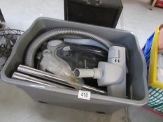 An Electrolux vacuum cleaner