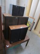 3 pairs of speakers