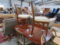 A good quality dining table and 4 chairs