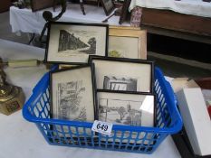 A quantity of small prints and engravings