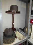 2 good quality bowler hats,