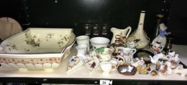 A large quantity of china including crested china, NAO,