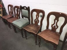 4 dining chairs & 1 other