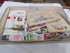 A collection of tea and cigarette cards