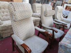 A pair of good quality arm chairs