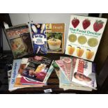 A collection of vintage cookery books including Be-Ro & Trex etc.