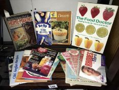 A collection of vintage cookery books including Be-Ro & Trex etc.