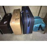 5 suitcases/bags including vintage case