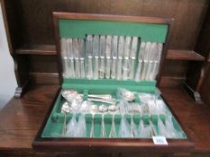 A 60 piece Canteen of Sheffield stainless steel cutlery