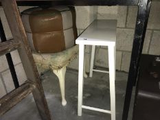 A retro white table,