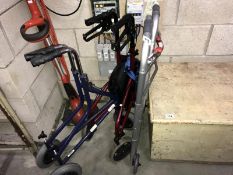 3 disability walking frames