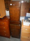 2 old bedside cabinets