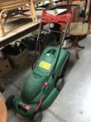 A Qualcast Power Trak 400 electric mower