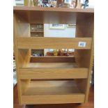 A small book trolley