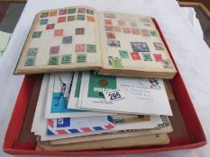 2 stamp albums,