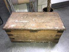 A pine chest