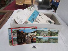 A collection of stamps, stamp albums, loose,