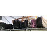 A quantity of cases & a holdall