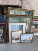 5 assorted seascapes