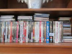 A mixed lot of DVD's and audio books