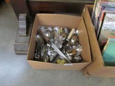 A large quantity of cutlery