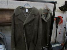 2 sheepskin jackets