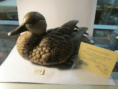 A Poole pottery stoneware figure of a mallard duck modelled and sculpted by Barbara Linley Adams,