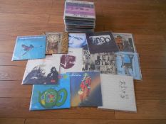 A Box (Appox 60) of Progresive Rock LP’s records Jimi Hendrix, Frank Zappa, Uriah Heep, Roy Harper,