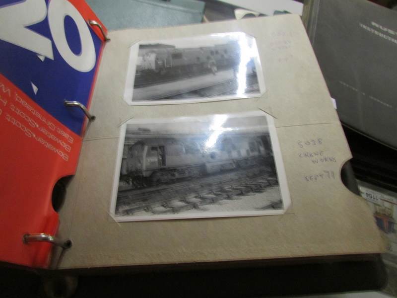 5 albums of 1960/1970's railway photographs covering BR standard class steam locomotives, - Image 4 of 11