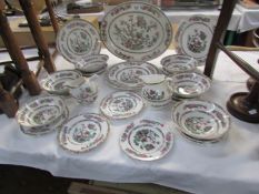 Approximately 28 pieces of Indian Tree pattern dinner ware