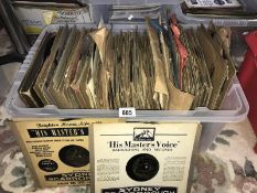 A larger quantity of 78 rpm records