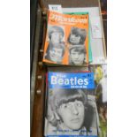 A collection of Monkees Monthly magazines 1-30 (plus some extra duplicates) and 19 issues of The