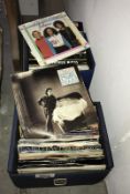 2 cases of 45 rpm singles records